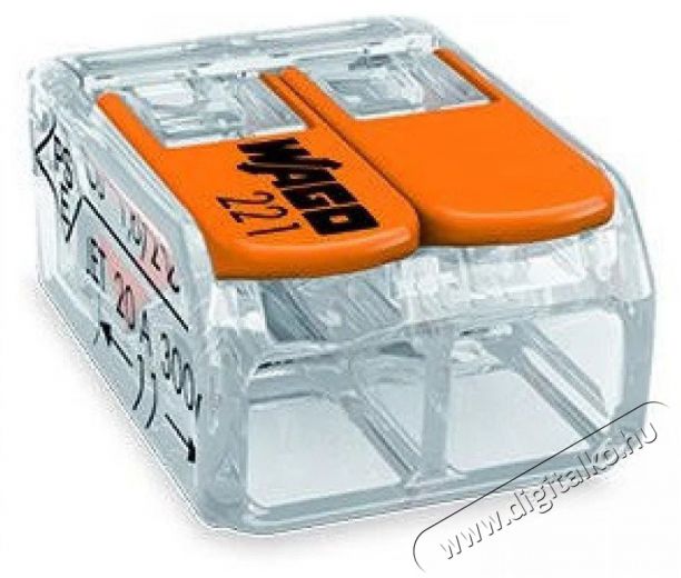 WAGO 221-412 100 db/csomag COMPACT csatos vezet&eacute;k&ouml;sszek&ouml;tő H&aacute;ztart&aacute;s / Otthon / K&uuml;lt&eacute;r - Egy&eacute;b h&aacute;ztart&aacute;si term&eacute;k - 394613