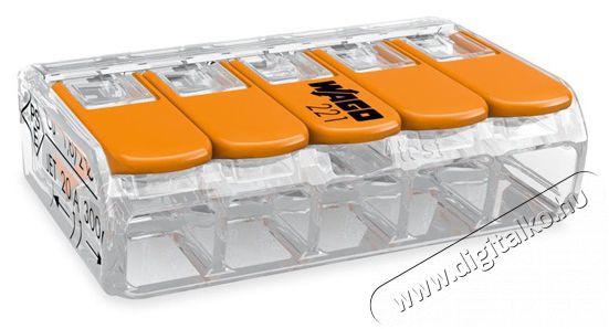 WAGO 221-415 25 db/csomag COMPACT csatos vezet&eacute;k&ouml;sszek&ouml;tő H&aacute;ztart&aacute;s / Otthon / K&uuml;lt&eacute;r - Egy&eacute;b h&aacute;ztart&aacute;si term&eacute;k - 394615