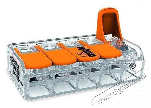 WAGO 221-615 15db/csomag 41A/450V le&aacute;gaz&aacute;s 5x 0,5-6mm2 &aacute;tl&aacute;tsz&oacute; vezet&eacute;k&ouml;sszek&ouml;tő H&aacute;ztart&aacute;s / Otthon / K&uuml;lt&eacute;r - Egy&eacute;b h&aacute;ztart&aacute;si term&eacute;k - 394618