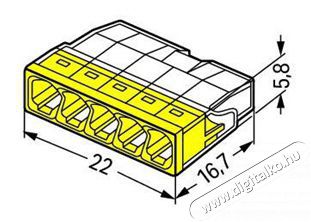 WAGO 2273-205 100 db/csomag COMPACT vezet&eacute;k&ouml;sszek&ouml;tő H&aacute;ztart&aacute;s / Otthon / K&uuml;lt&eacute;r - Egy&eacute;b h&aacute;ztart&aacute;si term&eacute;k - 394611
