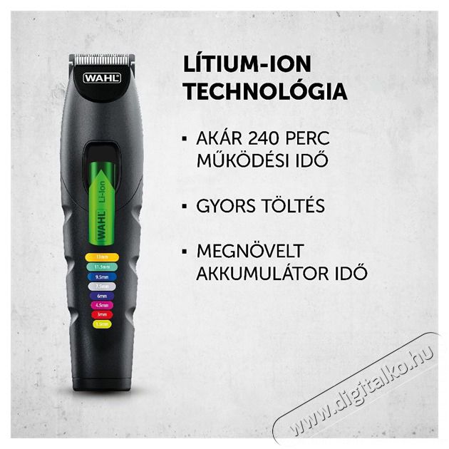 Wahl Color Trim Advanced vezeték nélküli testszőrnyíró Szépségápolás / Egészség - Szőrtelenítő / borotva - Férfi borotva - 501926