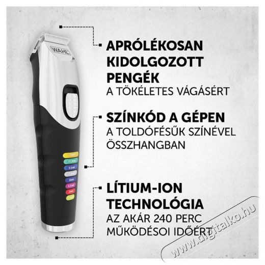 Wahl Color Trim vezeték nélküli szakállvágó Szépségápolás / Egészség - Szőrtelenítő / borotva - Arc- és testszőrzet vágó, formázó - 501782