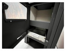 Warnex TERMO ELEGANT LUX íves bézs szabadonálló kandalló Háztartás / Otthon / Kültér - Fűtés - Kandalló - 470576