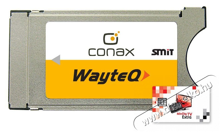WayteQ Conax CAM k&aacute;rtya modul + 12 havi MindigTV Alapcsomag Tv kieg&eacute;sz&iacute;tők - DVB-T belt&eacute;ri egys&eacute;g - Conax k&aacute;rtya modul - 259346