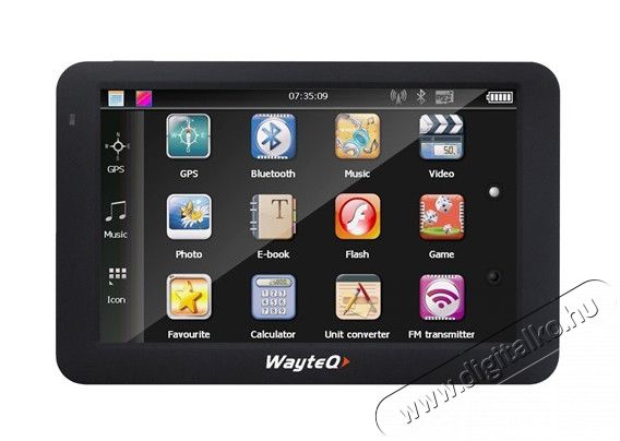 WayteQ WX985BT térkép nélküli navigáció Autóhifi / Autó felszerelés - GPS navigáció - GPS navigáció - 313354