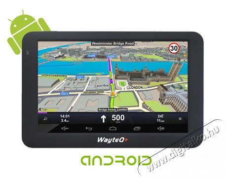 WayteQ X995 + SYGIC 3D teljes európai navigáció Autóhifi / Autó felszerelés - GPS navigáció - GPS navigáció - 313360