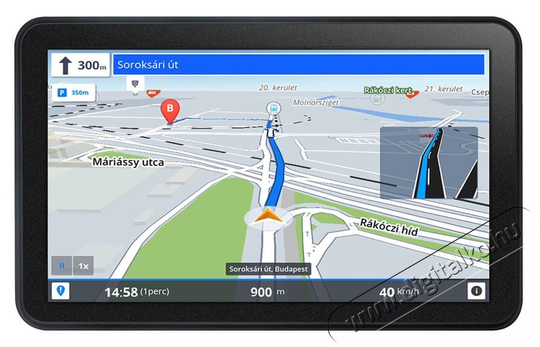 WayteQ X995 MAX Android GPS navigáció + Sygic Full Európa térkép Autóhifi / Autó felszerelés - GPS navigáció - GPS navigáció - 321606