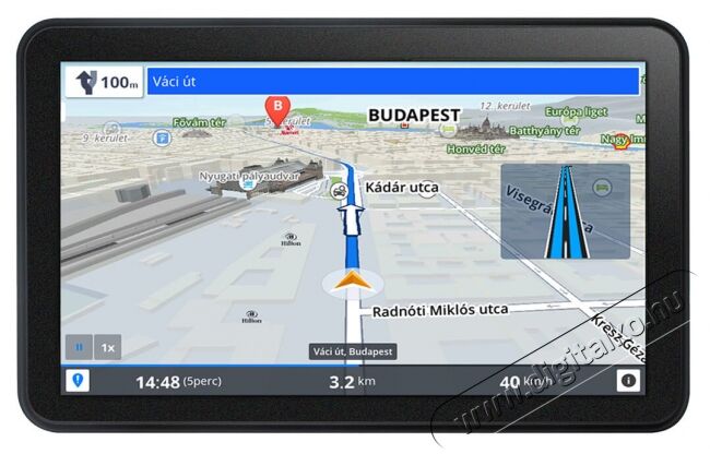 WayteQ X995 MAX Android GPS navigáció + Sygic Full Európa térkép Autóhifi / Autó felszerelés - GPS navigáció - GPS navigáció - 321606