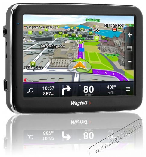 WayteQ X850 GPS Navig&aacute;ci&oacute; 4,3 - 4GB - Aut&oacute;sszettel - T&eacute;rk&eacute;p n&eacute;lk&uuml;l Aut&oacute;hifi / Aut&oacute; felszerel&eacute;s - GPS navig&aacute;ci&oacute; - GPS navig&aacute;ci&oacute; - 251738