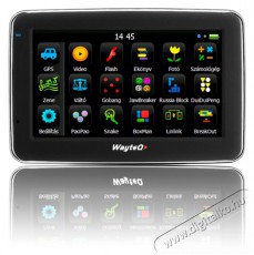 WayteQ X850 tok (4.3 col) fekete Autóhifi / Autó felszerelés - GPS navigáció - Kiegészítő - 251736