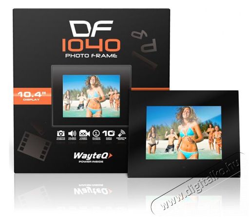 WayteQ DF1040 digit&aacute;lis k&eacute;pkeret H&aacute;ztart&aacute;s / Otthon / K&uuml;lt&eacute;r - Lak&aacute;sfelszerel&eacute;s - Digit&aacute;lis k&eacute;pkeret - 252516