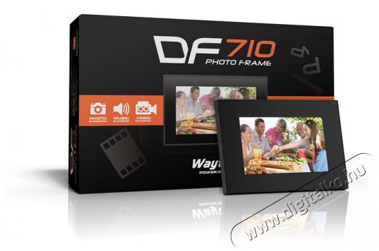 WayteQ DF710 digit&aacute;lis k&eacute;pkeret H&aacute;ztart&aacute;s / Otthon / K&uuml;lt&eacute;r - Lak&aacute;sfelszerel&eacute;s - Digit&aacute;lis k&eacute;pkeret - 252514