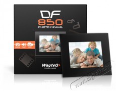 WayteQ DF850 digitális képkeret Háztartás / Otthon / Kültér - Lakásfelszerelés - Digitális képkeret - 252515