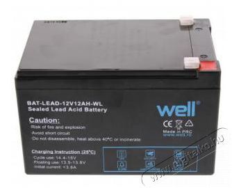 Well Bat-Lead-13-W Akkumulátorok zselés 12V-12Ah Akkuk és töltők - NiMH akkumulátor - 475099