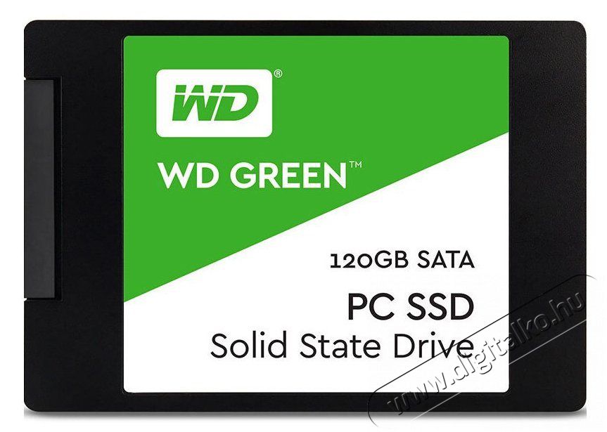 Western Digital 120GB SATA3 2,5 3D Green 7mm (WDS120G2G0A) SSD Egyéb - Nem forgalmazzuk ! - 334464