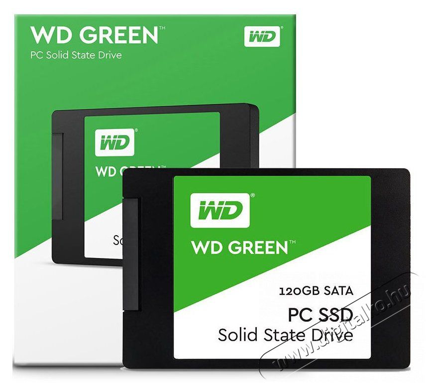 Western Digital 120GB SATA3 2,5 3D Green 7mm (WDS120G2G0A) SSD Egyéb - Nem forgalmazzuk ! - 334464