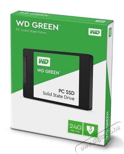 Western Digital 240GB SATA3 2,5 3D Green 7mm (WDS240G2G0A) SSD Egyéb - Nem forgalmazzuk ! - 334466