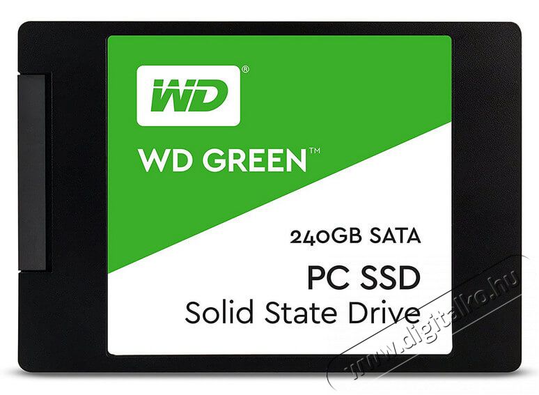 Western Digital 240GB SATA3 2,5 3D Green 7mm (WDS240G2G0A) SSD Egyéb - Nem forgalmazzuk ! - 334466