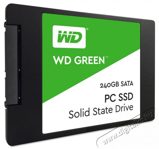 Western Digital 240GB SATA3 2,5 Green 7mm (WDS240G1G0A) SSD Iroda és számítástechnika - Adattároló / merevlemez - SSD - 325115