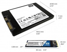 Western Digital 250GB M.2 2280 3D Blue SSD Egyéb - Nem forgalmazzuk ! - 336694