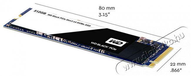 Western Digital 256GB M.2 2280 Black (WDS256G1X0C) SSD Egyéb - Nem forgalmazzuk ! - 326175