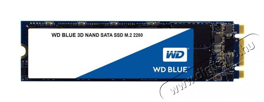 Western Digital 500GB M.2 2280 Blue (WDS500G2B0B) SSD Újdonságok - Új termékek - 338810