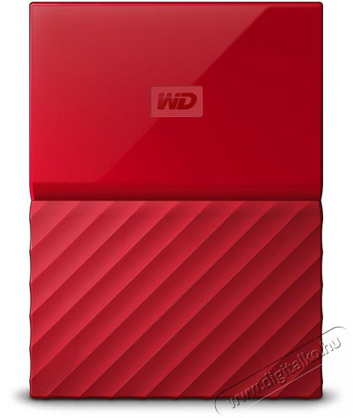 Western Digital My Passport WDBS4B0020BRD 2,5 Slim 2TB USB 3.0 - piros (184870) Iroda és számítástechnika - Adattároló / merevlemez - Külső HDD - 349807