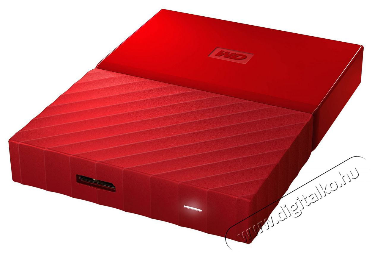 Western Digital My Passport WDBS4B0020BRD 2,5 Slim 2TB USB 3.0 - piros (184870) Iroda és számítástechnika - Adattároló / merevlemez - Külső HDD - 349807