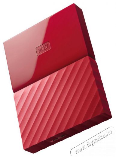 Western Digital My Passport WDBS4B0020BRD 2,5 Slim 2TB USB 3.0 - piros (184870) Iroda és számítástechnika - Adattároló / merevlemez - Külső HDD - 349807