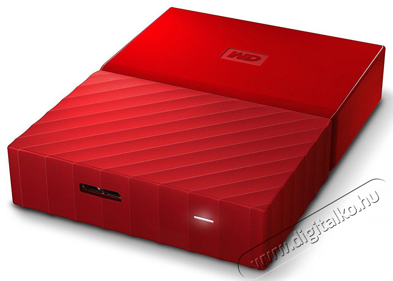 Western Digital My Passport WDBYFT0020BRD 2,5 2TB USB3.0 külső winchester - piros Iroda és számítástechnika - Adattároló / merevlemez - Külső HDD - 325124