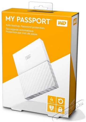 Western Digital My Passport WDBYFT0040BWT 2,5 4TB USB3.0 külső winchester - fehér Egyéb - Nem forgalmazzuk ! - 331221