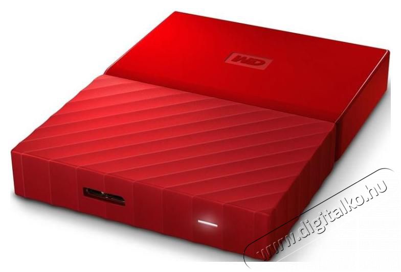 Western Digital My Passport WDBYNN0010BRD 2,5" 1TB USB3.0 külső winchester - piros Egyéb - Nem forgalmazzuk ! - 325132