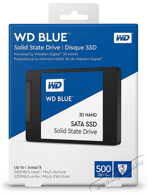 Western Digital 500GB SATA3 2,5 SSD (WDS500G2B0A) Egyéb - Nem forgalmazzuk ! - 334467