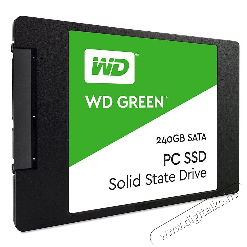 Western Digital 240GB SATA3 2,5 3D Green 7mm (WDS240G2G0A) SSD Egyéb - Nem forgalmazzuk ! - 334466