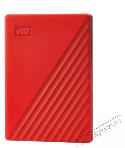 Western Digital My Passport WDBPKJ0040BRD 2,5 4TB USB3.0 piros külső winchester Iroda és számítástechnika - Adattároló / merevlemez - Külső HDD - 462204