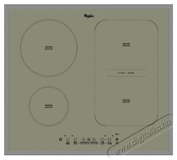 Whirlpool ACM 808/BA/S indukciós főzőlap Konyhai termékek - Sütő-főzőlap, tűzhely (beépíthető) - Indukciós főzőlap (beépíthető) - 285973