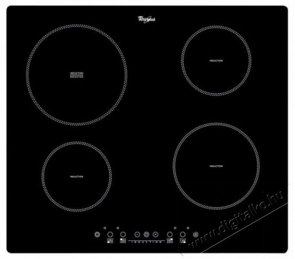 Whirlpool ACM 822/NE indukciós főzőlap Konyhai termékek - Sütő-főzőlap, tűzhely (beépíthető) - Indukciós főzőlap (beépíthető) - 285961