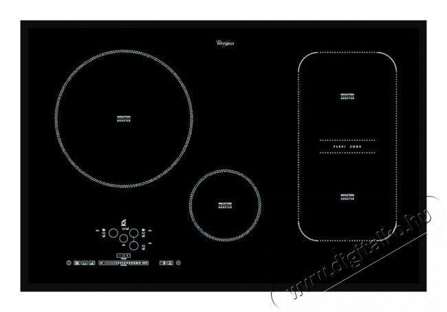 Whirlpool ACM849/01BA indukciós főzőlap Konyhai termékek - Sütő-főzőlap, tűzhely (beépíthető) - Elektromos főzőlap (beépíthető) - 354128