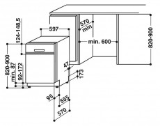 Whirlpool ADG 790/IX beépíthető mosogatógép Konyhai termékek - Mosogatógép - Normál (60cm) beépíthető mosogatógép - 286002