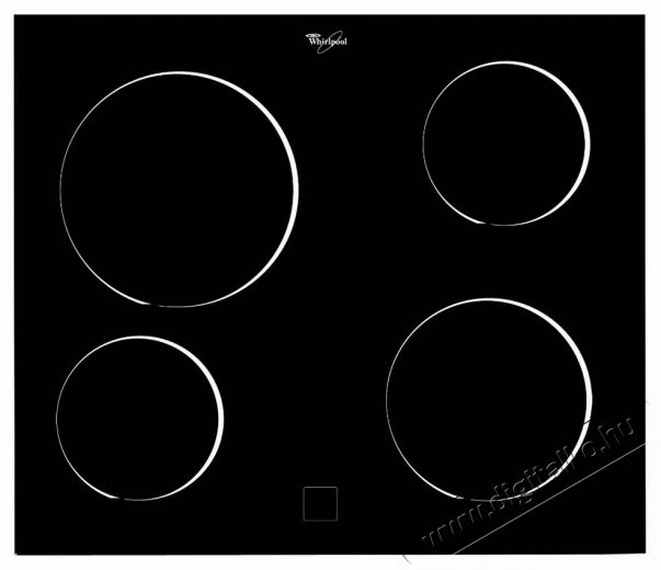 Whirlpool AKT 110/IX elektromos főzőlap Konyhai term&eacute;kek - S&uuml;tő-főzőlap, tűzhely (be&eacute;p&iacute;thető) - Elektromos főzőlap (be&eacute;p&iacute;thető) - 305455