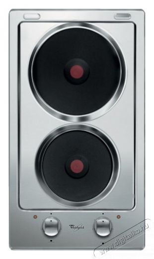 Whirlpool AKT 310/IX elektromos főzőlap Konyhai termékek - Sütő-főzőlap, tűzhely (beépíthető) - Elektromos főzőlap (beépíthető) - 285991
