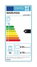 Whirlpool AKZM 8480 S beépíthető sütő Konyhai termékek - Sütő-főzőlap, tűzhely (beépíthető) - Sütő (beépíthető) - 307454