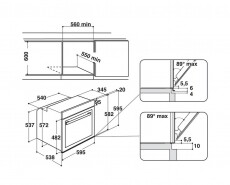 Whirlpool AKZM 8480 S beépíthető sütő Konyhai termékek - Sütő-főzőlap, tűzhely (beépíthető) - Sütő (beépíthető) - 307454