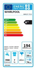 Whirlpool AWO/C 7113 elöltöltős mosógép Háztartás / Otthon / Kültér - Mosógép / szárítógép - Elöltöltős normál (60cm-ig) mosógép - 331223