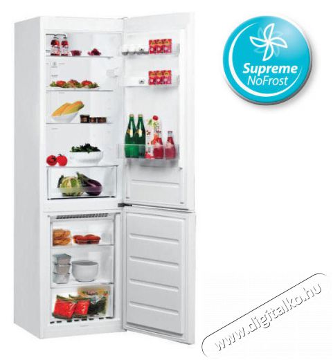 Whirlpool BSNF 8421 W hűtőszekrény Konyhai termékek - Hűtő, fagyasztó (szabadonálló) - Alulfagyasztós kombinált hűtő - 302289