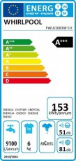 Whirlpool FWL 61083 W elöltöltős mosógép Háztartás / Otthon / Kültér - Mosógép / szárítógép - Elöltöltős normál (60cm-ig) mosógép - 339684