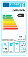 Whirlpool FWSG61253W EU elöltöltős mosógép Háztartás / Otthon / Kültér - Mosógép / szárítógép - Elöltöltős normál (60cm-ig) mosógép - 326191