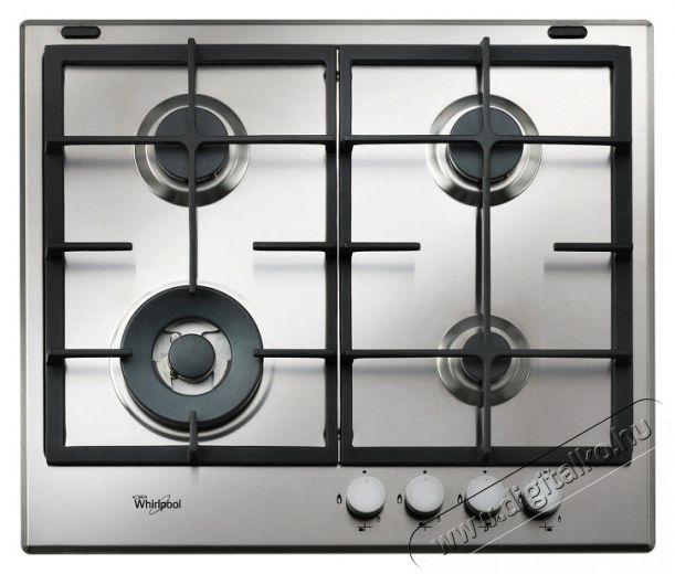 Whirlpool GMF 6422/IXL gázfőzőlap Konyhai termékek - Sütő-főzőlap, tűzhely (beépíthető) - Gázfőzőlap (beépíthető) - 285980
