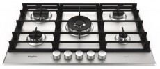 Whirlpool GMW7522IXL beépíthető gázfőzőlap Konyhai termékek - Sütő-főzőlap, tűzhely (beépíthető) - Gázfőzőlap (beépíthető) - 348471