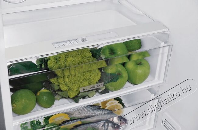Whirlpool W7 821O OX H No Frost alulfagyasztós hűtőszekrény Konyhai termékek - Hűtő, fagyasztó (szabadonálló) - Alulfagyasztós kombinált hűtő - 348958